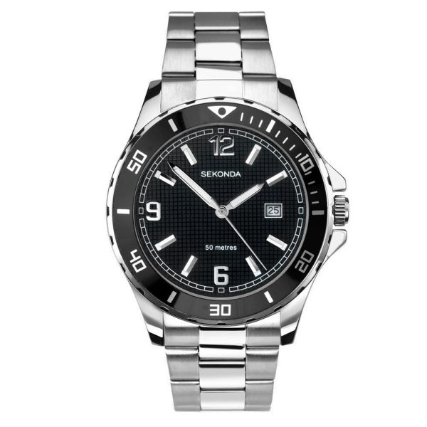 Sekonda Black Dial Mens Watch 1513